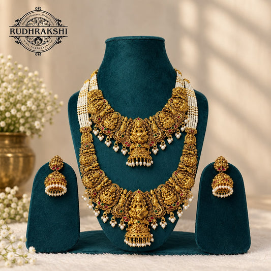 Temple Jewellery Bridal Set – Grand Lakshmi Design BM:05
