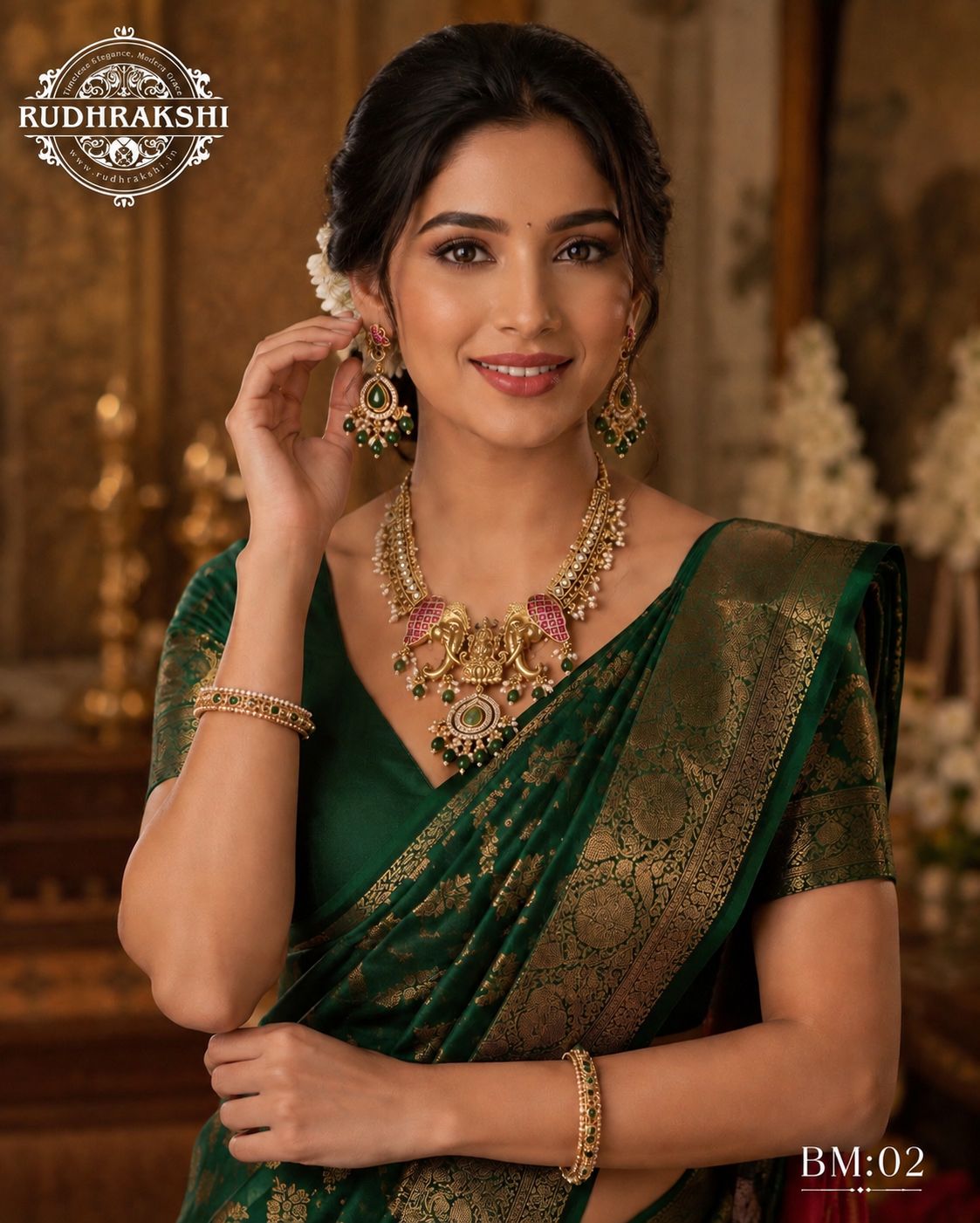 Elegant Designer Necklace & Earrings Set - BM:02