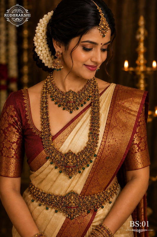 Traditional Temple Jewellery Set - BS:01